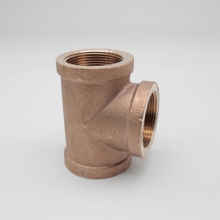 LL 1-1/2" BRASS TEE DOMESTIC