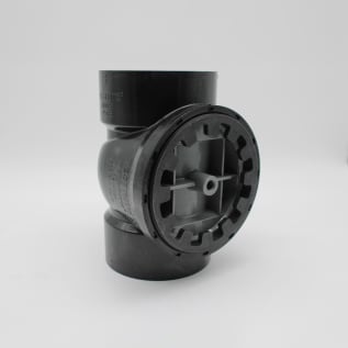 Holdrite® TESTRITE® TRABS3A DWV Test/Cleanout Tee, 3 in Nominal, ABS, Domestic