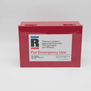 Reliable® RS-SHC-RFC49-LL Spare Head Cabinet With Wrench and Sticker