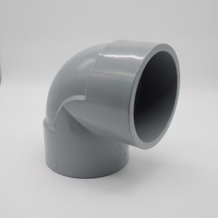 IPEX Corzan® 059202 90 deg Elbow, 4 in, Socket, SCH 80/XH, CPVC