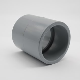 IPEX Corzan® 059137 Coupling, 2 in Nominal, Socket End Style, SCH 80/XH, CPVC