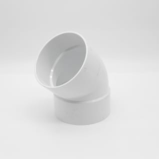 4" PVC SOLV WELD SEWER HXH 45 ELL P504 221-0004