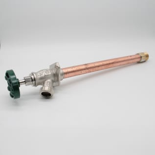 Arrowhead Brass Arrow-Breaker® 465-10QTLF 460 Heavy Duty Quick Turn® Anti-Siphon Frost-Free Wall Hydrant, 1/2 x 3/4 in Nominal, MNPT x FNPT End Style, 125 psi Pressure