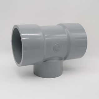 IPEX® Corzan® 059505 Reducing Tee, 4 x 4 x 3 in Nominal, Socket End Style, SCH 80/XH, CPVC