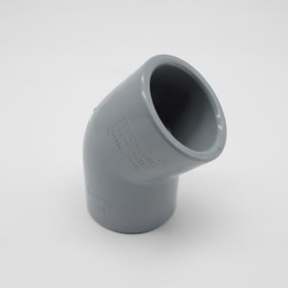IPEX Corzan® 059167 45 deg Elbow, 1-1/4 in, Socket, SCH 80/XH, CPVC