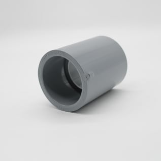 IPEX Corzan® 059136 Coupling, 1-1/2 in Nominal, Socket End Style, SCH 80/XH, CPVC