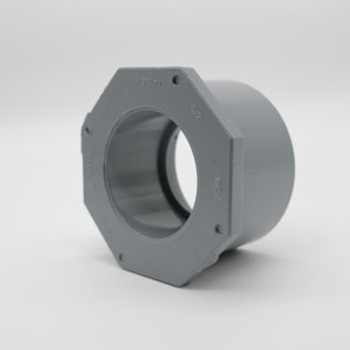 IPEX Corzan® 059394 Reducing Bushing, 3 x 2 in, Spigot x Socket, SCH 80/XH, CPVC