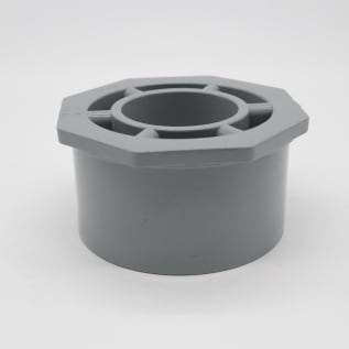 IPEX Corzan® 059396 Reducing Bushing, 4 x 2 in, Spigot x Socket, SCH 80/XH, CPVC