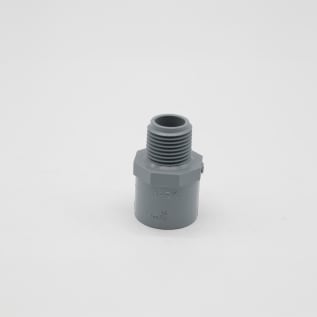 IPEX Corzan® 059286 Adapter, 1/2 in, MNPT x Socket, SCH 80/XH, CPVC
