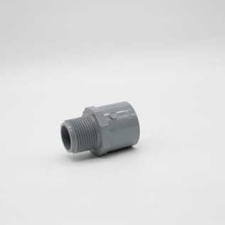 IPEX Corzan® 059287 Adapter, 3/4 in, MNPT x Socket, SCH 80/XH, CPVC