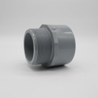 IPEX Corzan® 059293 Adapter, 3 in, MNPT x Socket, SCH 80/XH, CPVC