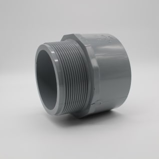 IPEX Corzan® 059294 Adapter, 4 in, MNPT x Socket, SCH 80/XH, CPVC