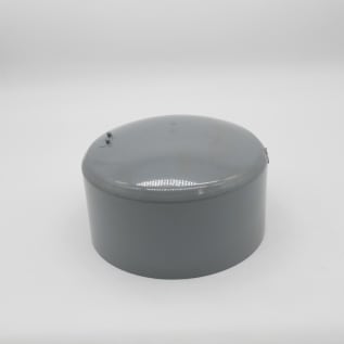 IPEX Corzan® 059117 Cap, 4 in, Socket, SCH 80/XH, CPVC