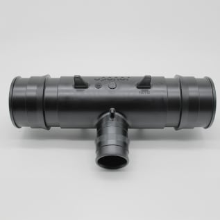 Uponor Q4752515 Reducing Tee, 2-1/2 x 2-1/2 x 1-1/2 in Nominal, ProPEX® End Style, Polyphenylsulfone, Domestic