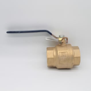 LEGEND 101-419NL T-2000NL Ball Valve, 2-1/2 in Nominal, FNPT End Style, Forged Brass Body, Full Port, PTFE/EPDM Rubber Softgoods, Import