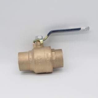 LEGEND 101-428NL S-2000NL Ball Valve, 2 in Nominal, C End Style, Forged Brass Body, Full Port, PTFE/EPDM Rubber Softgoods, Import