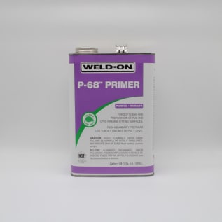 Weld-On® P-68™ 10208 Low VOC Primer With Screw-On Cap, For Use With All Types, Classes and Schedules of PVC and CPVC Pipe and Fittings, Purple, 1 gal Container