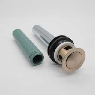 Brizo® RP81628GL Pushbutton Activated Pop-Up Drain Assembly, Luxe Gold, Brass Drain