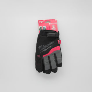 Milwaukee® 48-22-8723 General Purpose Work Gloves, General Purpose, High Dexterity Finger Tip Style, XL, Synthetic Leather, Black/Red, Breathable Lining