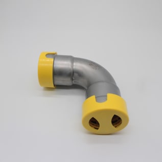 POWERPRESS 1-1/2" CS 90 ELBOW YELLOW GAS PWR7481452
