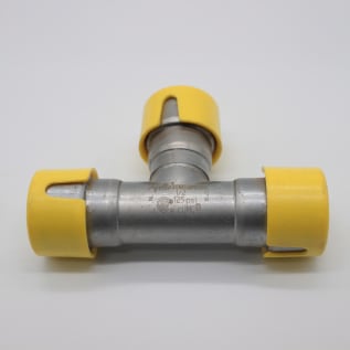 Apollo™ PWR7481650 411G Tee, 1/2 in Nominal, POWERPRESS End Style, Carbon Steel