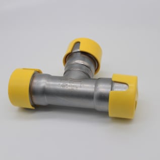 POWERPRESS 3/4" CS TEE YELLOW GAS PWR7481661