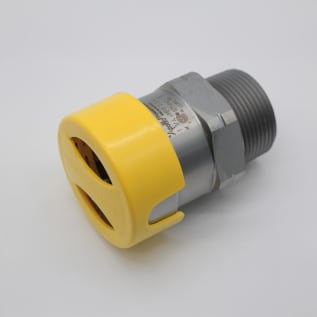 Apollo™ PWR7482112 404G Adapter, 1-1/4 in Nominal, POWERPRESS x MNPT End Style, Carbon Steel