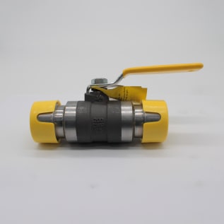 POWERPRESS 3/4" CS FP Gas Ball Valve YELLOW GAS 89FVH4401