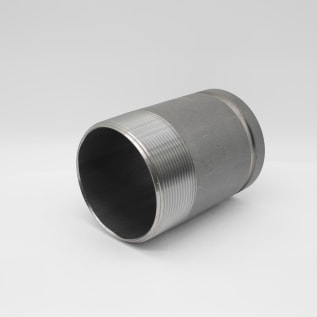 Gruvlok® 0390033199 FIG 7081 Pipe Adapter Nipple, 4 in Nominal, MNPT x Groove End Style, 6 in L, Carbon Steel, Rust Inhibiting Painted, SCH 40/STD, Domestic