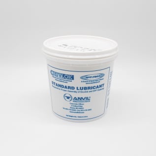 Gruvlok® FAST DRY® 0390163046 Lubricant, 2 lb Tub, Paste Form, Off-White, 1.2