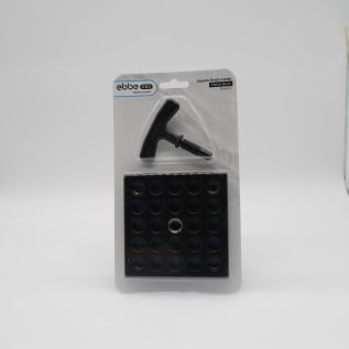 EBBE AMERICA E4411 MB 4" SQUARE GRATE MATTE BLACK