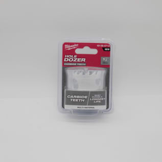 Milwaukee® HOLE DOZER™ 49-56-0713 Hole Saw With Carbide Teeth, 1-1/2 in Dia, 1.62 in D Cutting, Carbide Cutting Edge, 5/8-18 Arbor