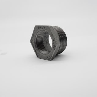 1-1/4"X1" BLK MI HEX HD BUSHING