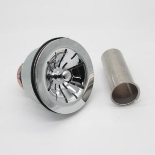 Elkay® LKPDQ1CR Perfect Drain Fitting, Polished Chrome, 304 Stainless Steel Drain