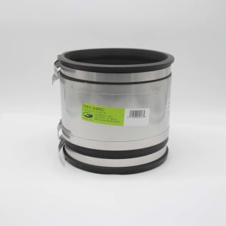 FERNCO 1051-54RC (6" OD) 5"X4" AC/DI X PVC/ABS/CI STRONGBACK FLEX CPLG W/ SHEAR BAND 6.05 X 4.50