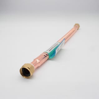 FLEXTRON FTWC-C34-18A 3/4" FXF 18" COPPER WATERFLEX CONNECTOR NUT BY NUT