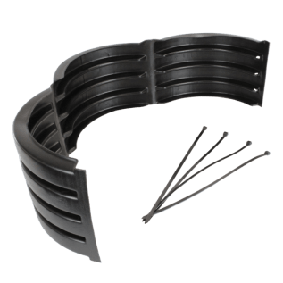 ADS® 1294WT Bell/Bell Water Tight Injection Molded Elbow, For Use With N-12® WT Series 95 Dual Wall Pipe, 45 deg, 12 in Size, PVC