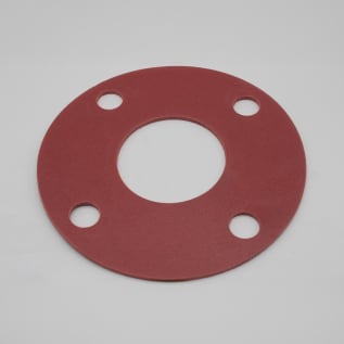 2-1/2"X1/8" RED RUBBER FULL FACE GSKT NEW STD 150 LB