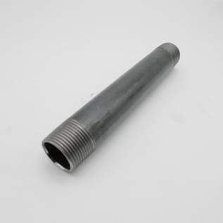 1"X8" BLK STEEL NIPPLE