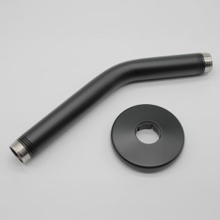 MOEN S134BL 8" SHOWER ARM WITH FLANGE MATTE BLACK