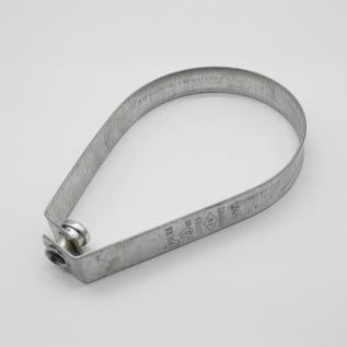 PHD 141 0350EG NFPA Swivel Ring Hanger, 3-1/2 in Pipe, 525 lb, 3/8 in Rod, Carbon Steel, Electro-Galvanized, Domestic