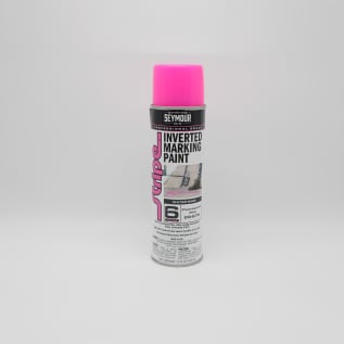 SEYMOUR® STRIPE® 20-679 Water Base Inverted Tip Marker, 20 oz Container, Aerosal Spray Form, Fluorescent Hot Pink, 15 min Curing