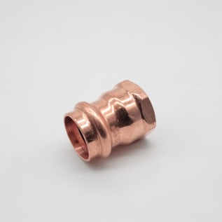 Streamline® PRS™ PF 01263 Small Adapter, 1 in Nominal, Press x FNPT End Style, Wrought Copper