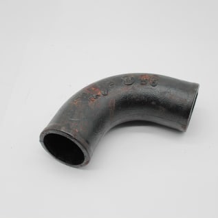 Tyler Pipe 006855 DWV Pipe Bend, 2 in Nominal, No-Hub End Style, Cast Iron
