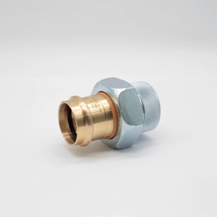 LEGEND LEGENDPress™ 301-106PNL P-571NL Dielectric Union, 1-1/4 in Nominal, FNPT x Press End Style, Steel, Import