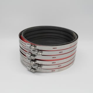 Anaco-Husky 4016 Husky® SD 4000 Pipe Coupling, 8 in Nominal, 304 Stainless Steel, Domestic