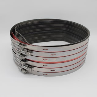 Anaco-Husky 4017 Husky® SD 4000 Pipe Coupling, 10 in Nominal, 304 Stainless Steel, Domestic