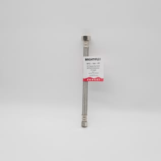 Aquaflo® MightyFlex™ SFC-109-PP Faucet Connector, FIP Soft Cone 1/2 in Inlet, Soft Cone FNPT 3/8 in Outlet, Stainless Steel Body