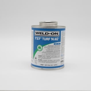 Weld-On® 737™ Turf N Ag™ 10990 Low VOC Medium Body Solvent Cement With Applicator Cap, 1 pt Container