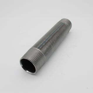 1"X6" BLK STEEL NIPPLE